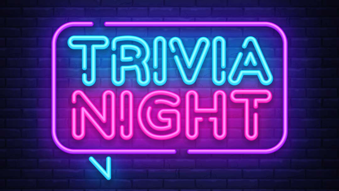 Trivia Night Neon sign logo