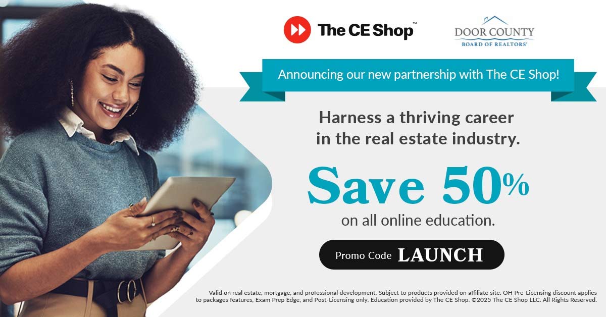Banner Announcing our new partnership with The CE Shop. Save 50% on all Online Education. Promo code: LAUNCH